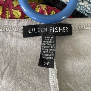 Eileen Fisher Light Gray Blouse